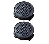 Neutraliza los olores, se adapta a liebherr y Miele, 45 mm de diámetro, mantiene la comida fresca durante más tiempo, carbón activado negro (paquete de 2)