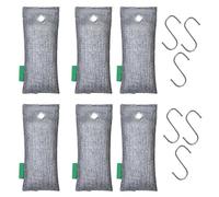 Neutralizador de olores de carbón activado para interiores - purificador de aire de carbón de, ambientador de carbón activo | Paquete reutilizable Activat Carbon para sala de estar, dormitorio