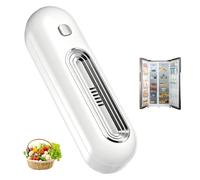 Neutralizador de Olores Recargable Mini Desodorante para Frigorífico Ambientador Nevera Quita Olores Nevera Apto para Refrigeradores Congeladores Automóviles Armarios Zapateros Color Plata