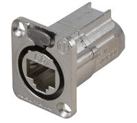 NEUTRIK Adaptador de Conector RJ45 Cat6a blindado, Carcasa de metal en forma de
