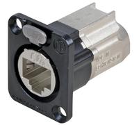 NEUTRIK Adaptador RJ45 Cat6a Blindado a IDC para Montaje en Panel, Carcasa Metá