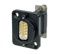 Neutrik Adaptador Sub-D Macho 9 Polos Sub-D Hembra 9 Polos NADB9MF-B 1 unid(s)