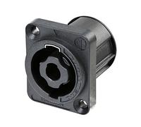 Neutrik Conector SpeakON de 4 polos para chasis con lengüetas planas,