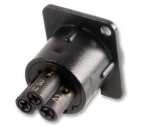 NEUTRIK Conector XLR, 3 Polos, Terminales de Tornillo
