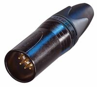 NEUTRIK Conector XLR de 7 Polos, Negro, Contactos Dorados