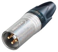 NEUTRIK Conector XLR Macho Serie X, 3 Polos, Contactos en Oro