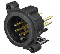 NEUTRIK Conector XLR Panel 5 Polos para Placa PCB