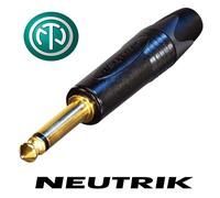 Neutrik Guitarra Jack a Fx Parche Cable Sommer Spirit Sc Negro y Dorado