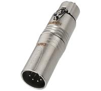 Neutrik NA-3F5M Adaptador 5-Pol-XLR-Stecker/3-Pol-XLR-Buchse-Für Lichtsysteme