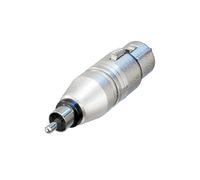 Neutrik NA2FPMM RCA XLR Silver adaptador de cable Plata