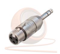 Neutrik NA3FP 3 Polo XLR Hembra A Estéreo 0.6cm Macho Jack Enchufe Adaptador