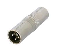 Neutrik NA3MM - Adaptador de XLR macho a XLR macho