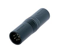 Neutrik NA5MM-B adaptador de cable XLR Negro - Adaptador para cable (XLR, XLR, Macho, Negro)
