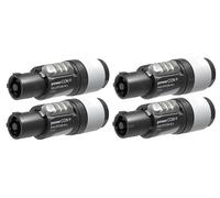 Neutrik NAC3FXXB-W-L Powercon - Salida de alimentación de extremo de cable, gris 20 A/250 V (CA)