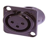 Neutrik NC3FD-L-BAG-1 3 Pole XLR Hembra Chasis Conector, B