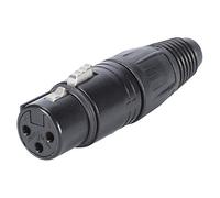 Neutrik NC3FX-BAG - Conector XLR de 3 Pines (bañado en Plata) Bolsa de plástico.