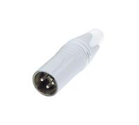Neutrik NC3MXX-WT. Serie XX XLR. Conector Macho