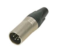 Neutrik nc4mxx xlr negro, plata - conector (negro, plata)