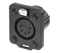 NEUTRIK NC5FDX-TOP Conector XLR Femenino 5 Polos para Chasis, IP65