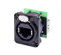 Neutrik NE8FDP-B - Conector chasis RJ45 pasamuros