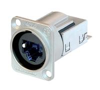 Neutrik NE8FDY-C6 - Conector CAT6 (cuerpo niquelado, formato D)