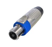 Neutrik NLT4FXX Conector Plata, Azul 1 pieza(s)
