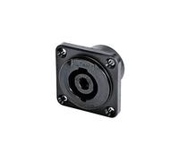 Neutrik NLT4MPXX Speakon - Enchufe empotrable (4 pines, galvanizado)