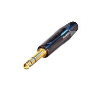 Neutrik NP3X-B 3-Pole 1/4 Jack Plug Black Shell