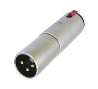 Neutrik ntr-na3mj - adaptador para cable (xlr, 1/4', macho/hembra, pla