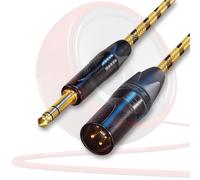 Neutrik XLR a Jack Plugs , Sommer Amarillo Vintage Tweed Cables Negro y Dorado