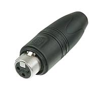 Neutrik XLR, Heavy Duty, IP Connector 3P Female Silver Housing,