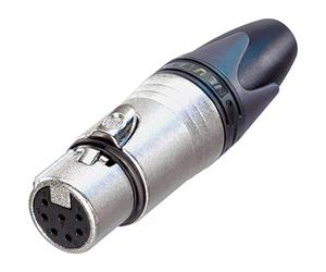 Neutrik XLR-Steckverbinder Buchse, gerade Polzahl: 7 plata NC7FXX 1 St.