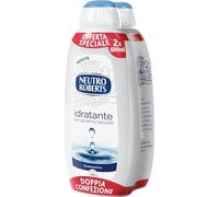 NEUTRO ROBERTS Bagnosquíuma corporal hidratante con glicerina natural, acción emocionante, para una piel hidratada, suave y protegida, dermatológicamente probada, 2 botellas de 600 ml