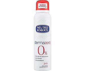 Neutro Roberts Dermazero Desodorante en spray, sin alcohol, sales de aluminio y parabenos, Zero Stains 150 ml + Polpa Italian Gourmet 400 g
