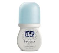 Neutro Roberts, Desodorante clásico fresco Roll-On, sin sal de aluminio, sin manchas, con aceite de glicerina pura, para hombre y mujer, 100% plástico reciclado, 50 ml, 48 h
