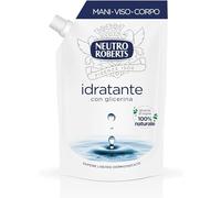 Neutro Roberts Jabón líquido Ecopouch hidratante con glicerina, recarga ecológica de jabón líquido para las manos, dermatológicamente probado, sin jabón, botella de 400 ml