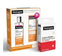 Neutrogena Anti Acné, Fluido Hidratante 50 ml, Limpiador 60 ml, 30 Parches