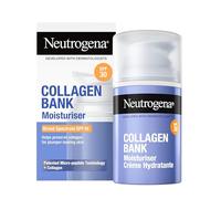 Neutrogena Banco de colágeno hidratante facial con SPF 30, crema de colágeno diaria antienvejecimiento facial y cuello con micropéptidos y SPF de amplio espectro, para todo tipo de piel, 50 ml