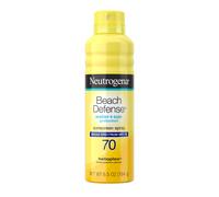 Neutrogena Beach Defense Protector solar en spray SPF 70 Hawaii Reef Act 104 Cumple con octinoxato ni oxibenzona Amplio espectro Absorción rápida