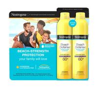 Neutrogena Beach Defense Spray Spray Spf 60+ 8.5 oz de agua de 2 paquetes + proteccin solar secado rpido de secado rpido de amplio espectro oxiben