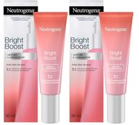 Neutrogena Bright Boost Sérum Iluminador Facial, sérum facial con neoglucosamina, previene el envejecimiento y estimula la renovación celular, piel luminosa, 1 x 30 ml (Paquete de 2)