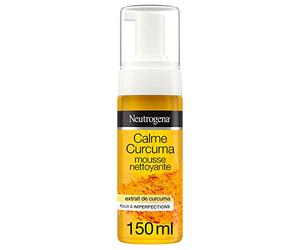 Neutrogena Calme Curcuma - Espuma limpiadora facial, 1 botella dosificadora de 150 ml