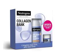 Neutrogena Collagen Bank Coffret - Crema Facial SPF 30 50 ml + Contorno de Ojos 15 ml de Regalo - Micropéptidos, Colágeno y Niacinamida - Rutina Facial Antiedad