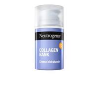 Neutrogena Collagen Bank Crema hidratante facial SPF30 (1 x 50 ml), crema solar anti-edad que preserva el colágeno, para una piel más tersa, apta para rostro y cuello