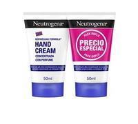 Neutrogena Duplo Crema de Manos Concentrada con Perfume (2 x 50 ml), crema de manos reparadora para pieles sensibles, crema para manos agrietadas y secas con glicerina y vitamina E