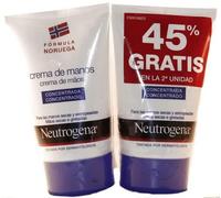 Neutrogena Duplo Crema de Manos Concentrada con Perfume (2 x 50 ml), crema de manos reparadora para pieles sensibles, crema para manos agrietadas y secas con glicerina y vitamina E