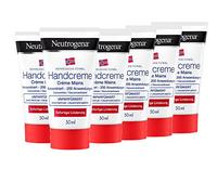 Neutrogena Crema de manos concentrada de fórmula noruega para manos muy secas, sin perfume, 6 x 50 ml