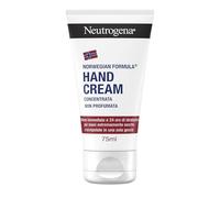 Neutrogena Crema de Manos Concentrada sin Perfume (75 ml), crema de manos reparadora para pieles sensibles, crema para manos agrietadas y secas con glicerina y vitamina E