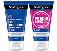 CREMA DE MANOS RÁPIDA ABSORCIÓN PACK 2 x 75 ml