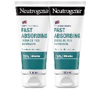 Neutrogena Fórmula Noruega Crema de Pies Absorción Inmediata (pack de 2 x 100 ml), crema hidratante para pies normales a secos, crema no grasa de absorción rápida
